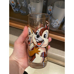 Chip and Dale Brown Glass...